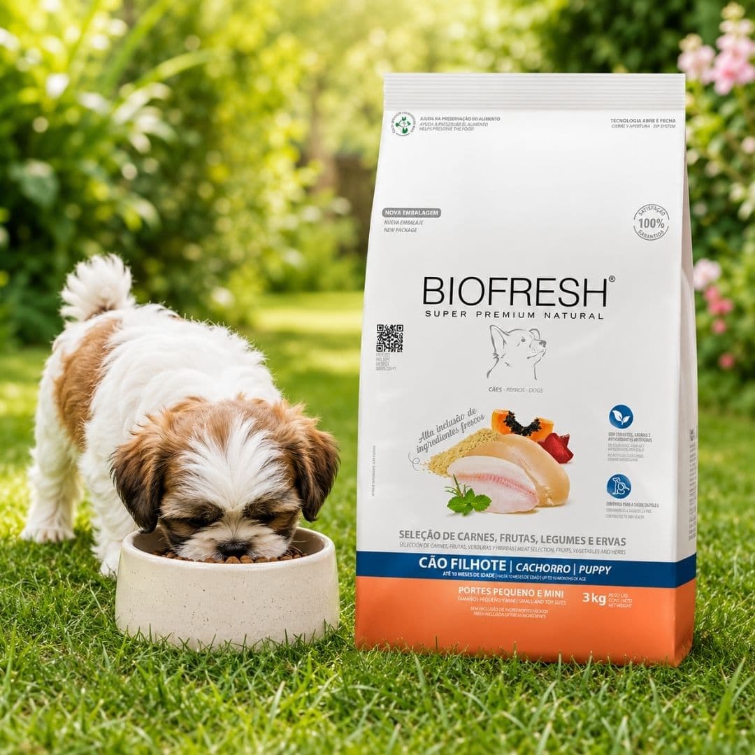 Alimento Biofresh Cachorros Razas Pequeñas 3kg Nutrición Superior Saludable Crecimiento Óptimo