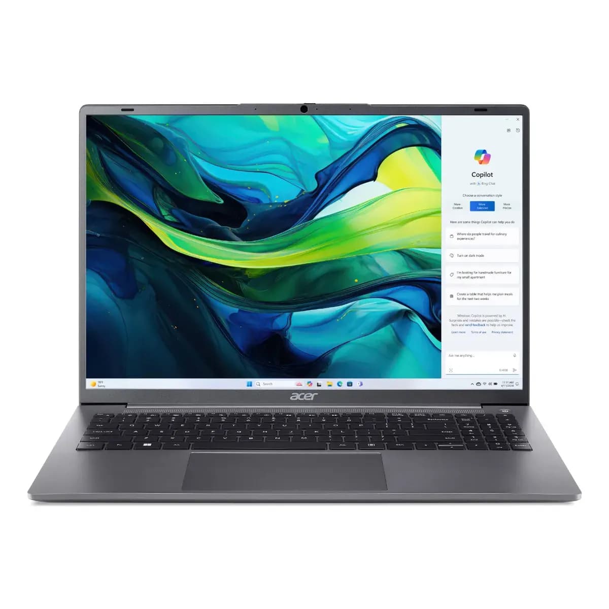 Notebook Acer Aspire Lite 16 Procesador I3 Ram 16 Gb Ddr5 Disco SSD M2 512gb Teclado Español Windows 11