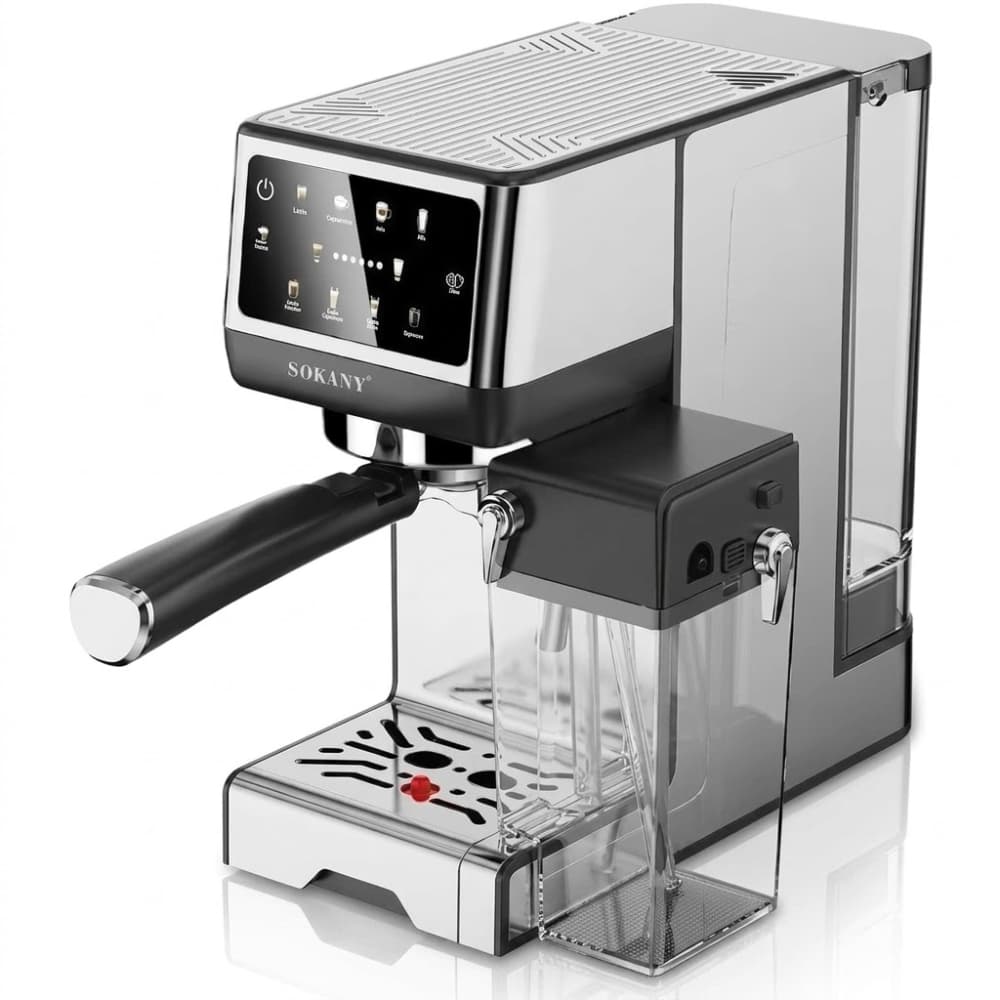 Cafetera Espresso SOKANY SK-04042 20 Bar 1800W Con Leche Automática Frio Calor