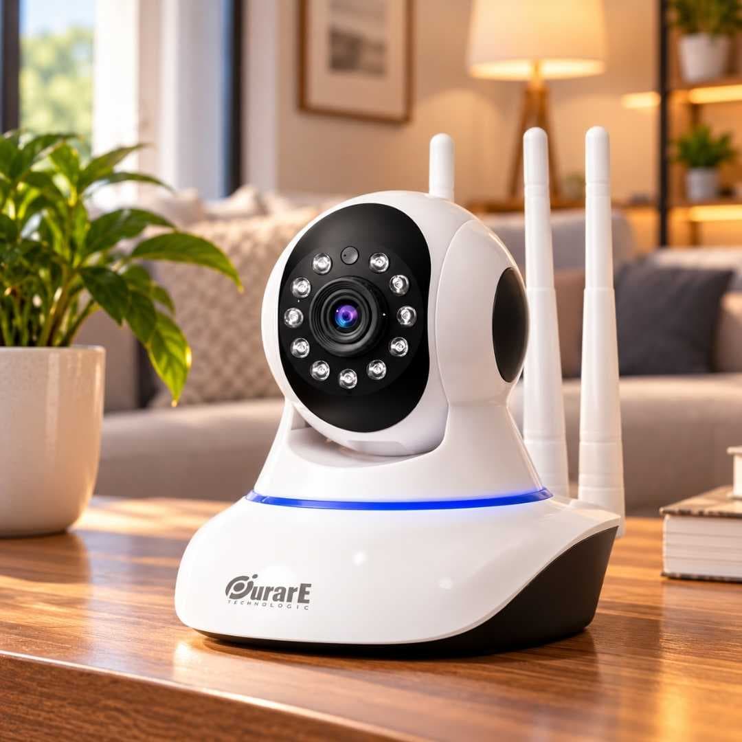 Camara Interior Hd Robotica Wifi 360 Seguimiento Personas Audio Bi-direccional Vision Nocturna 3Mpx