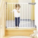 Barrera De Seguridad Para Escaleras Y Puertas Niños Mascotas