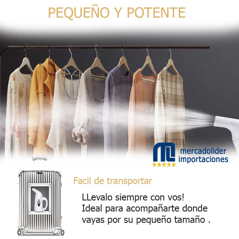 Plancha Vertical Vapor Meiyu Ropa Portable Hogar - Mercado Lider