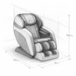 sketch sillon masaje