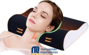 Almohada Espuma Memoria Cervical Viscoelastica