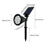 Foco Solar Led Para Jardin Exterior 7w