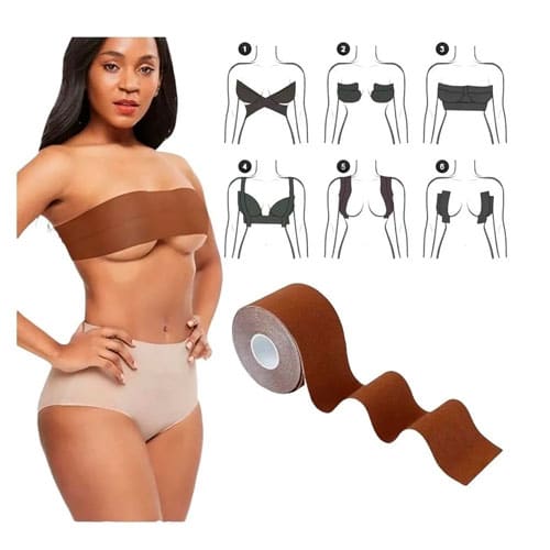 Boob Tape Cinta Levanta Busto Escote Vestido 5cm X 5m - Mercado Lider