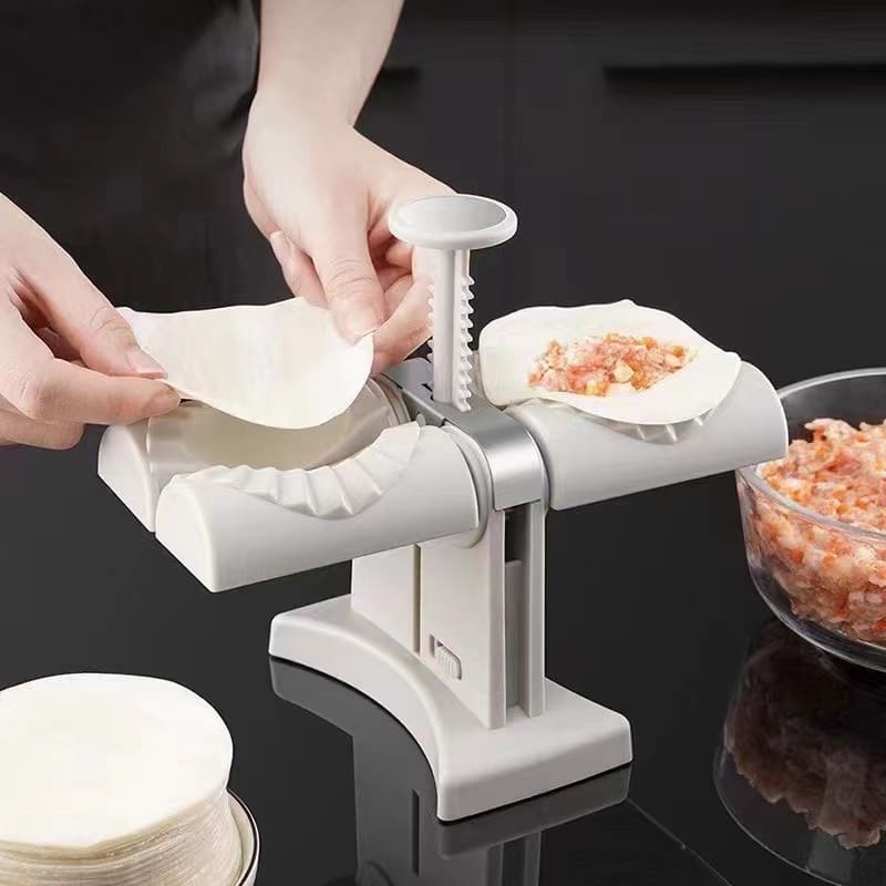 Máquina De Dumplings Manual Doble Empanadas Pequeñas Muymo