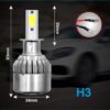 Lamparas Luces Cree Led Auto H3 Ultra Blanca