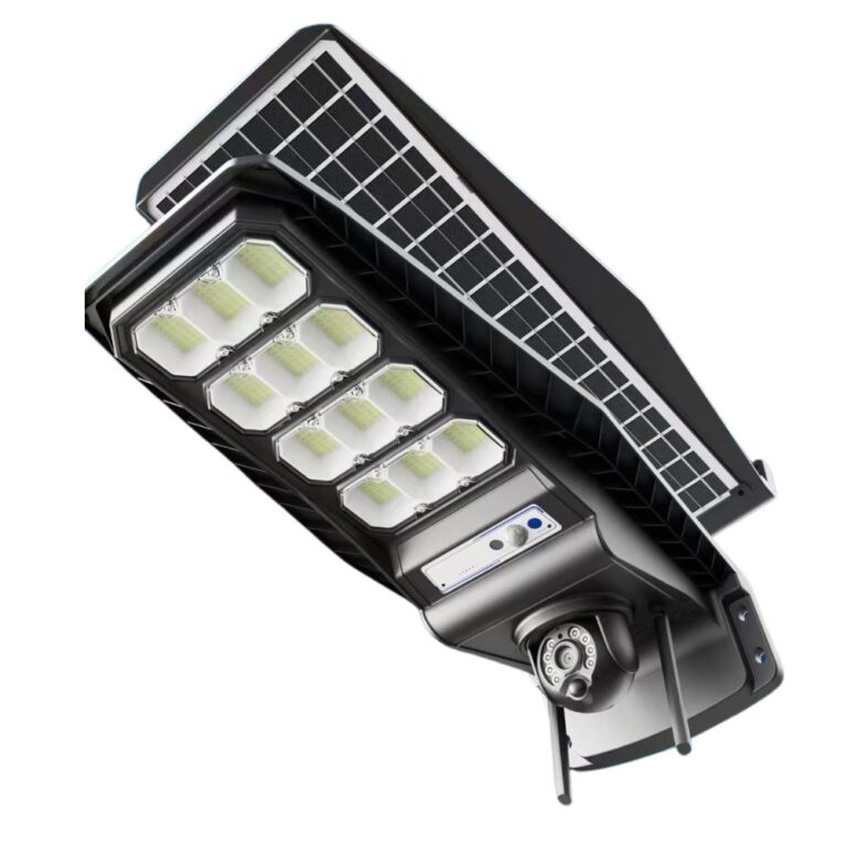 foco solar 400w con camara PTZ 3mpx