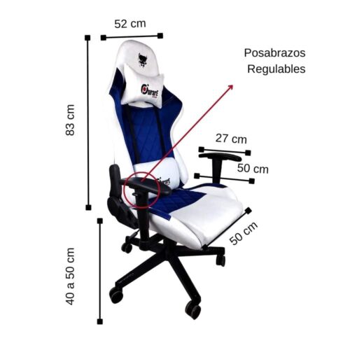 Silla-Escritorio-Gamer-Purare-Technologic-Terciopelo-Premium