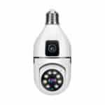 Camara Interior Lampara Robotica Doble Fullhd Vision A Color