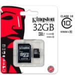 Memoria micro SD 32 Gb Clase 10