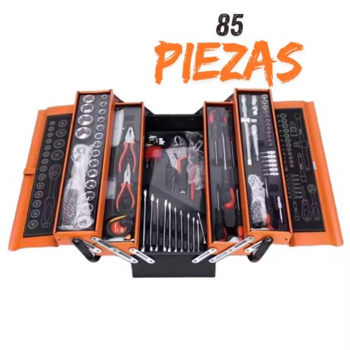 caja metalica herramientas 85 piezas