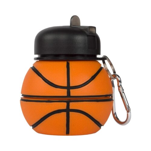 botella de basketball plegada