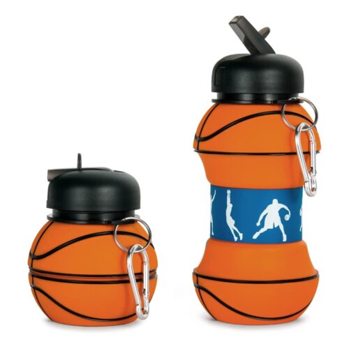 Botella de Basketball abierta y plegada