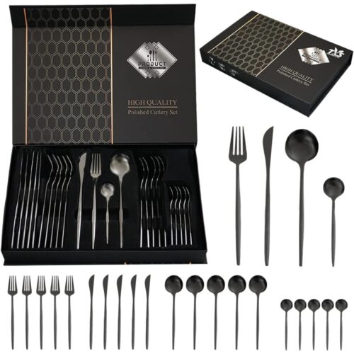 Set de 24pcs cubiertos magneticos con caja