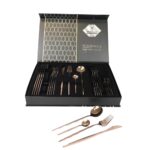 SET DE CUBIERTOS COBRE 24PCS