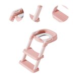 detalles adaptador de inodoro en rosado