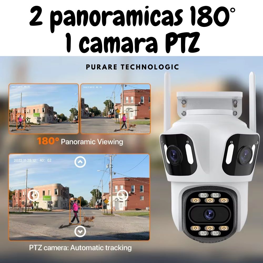 camara 9mpx panoramica +ptz