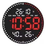 reloj grande redondo led