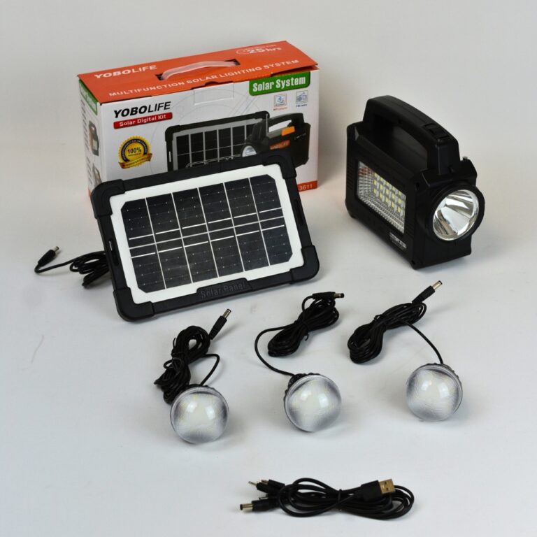 Lampara radio solar