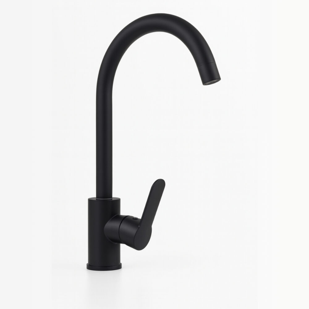 Grifo Acero Inoxidable Monocomando 360° Baño y Cocina