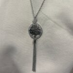 Collar Moderno Arbol de la Vida Acero Quirúrgico 30cm