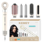 Secador de Pelo Profesional 6 en 1 Kemey