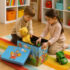 Baul Infantil Plegable 49x31x30 cm con Asiento Organizador de Juguetes sin Ensamblado