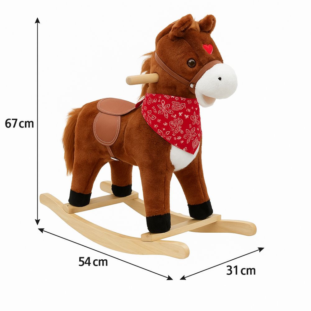 medidas caballo madera