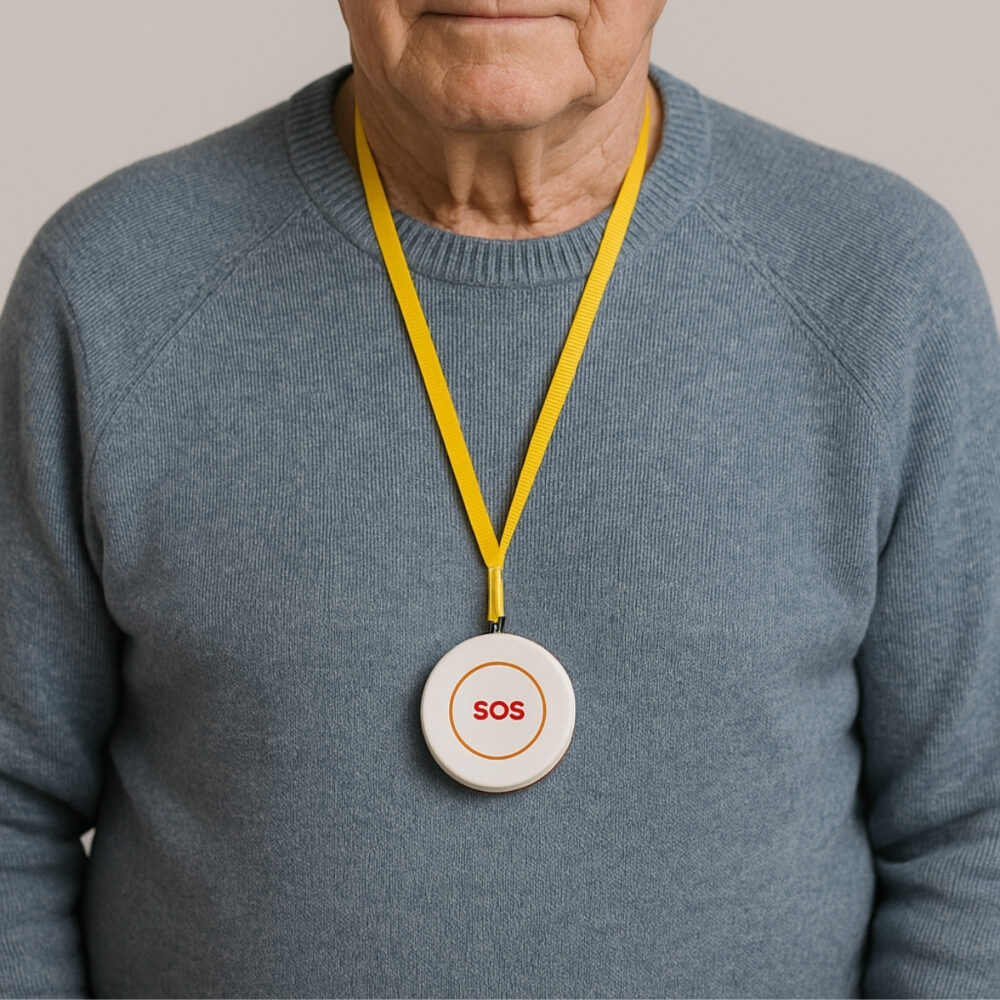 Boton De Panico SOS Inalambrico 433MHz Compatible Tuya Smart Alarmas Residenciales Adulto Mayor