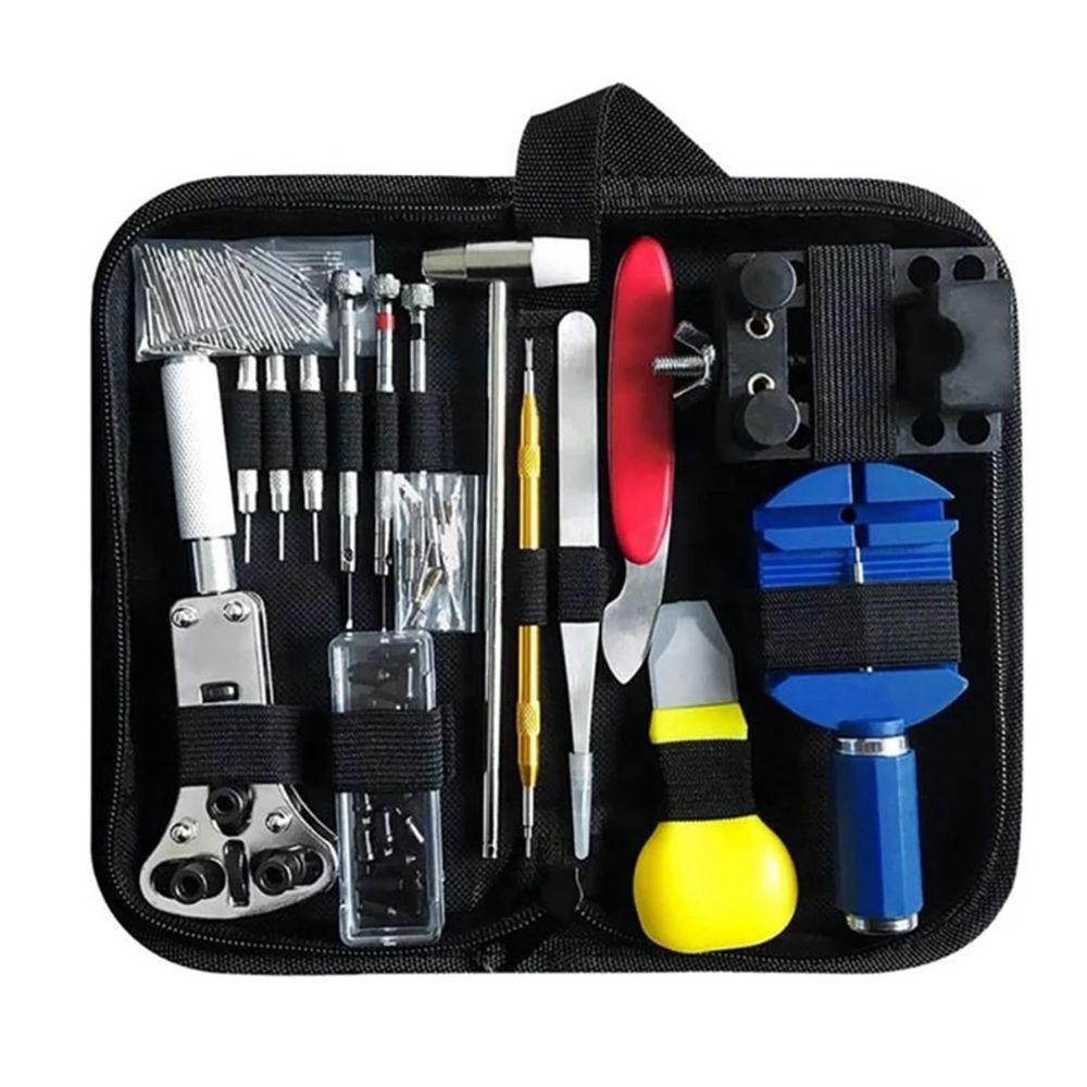 Set Herramientas Reparacion De Relojes Relojería 147 Piezas Relojero